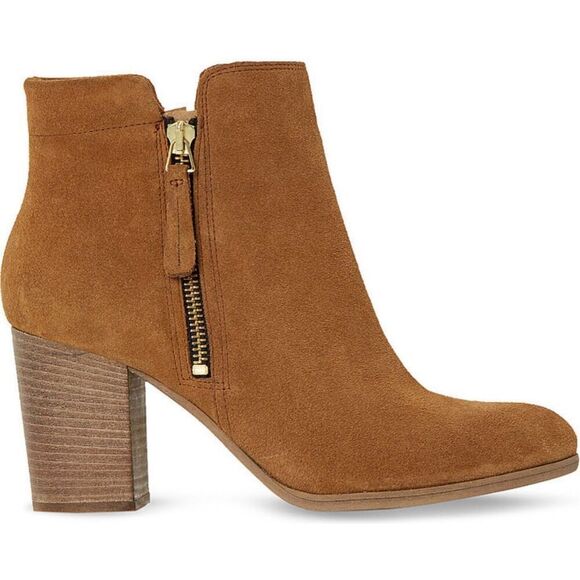 Dune Black Phollie Double Zip Suede Ankle Boots - Picture 1 of 11